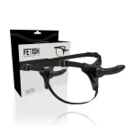 Fetish Submissive – silikona strap-on ar elastīgu jostu – melns – 16 cm — Foto 2