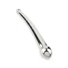 Mr. Steel divpusējs dildo – 20 cm (8″) – Sudrabs — Foto 1
