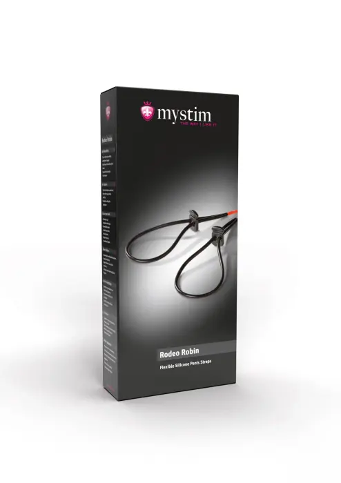 Mystim Rodeo Robin elektrostimulācijas siksnu komplekts – melns Foto 3