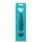 Sugar Pop Twist – pöörlevad intiimseade – rohekas-sinine – silikoon – 16 cm — Foto 1