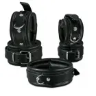 Kiotos Leather Collar 5 cm – Black — Photo 3