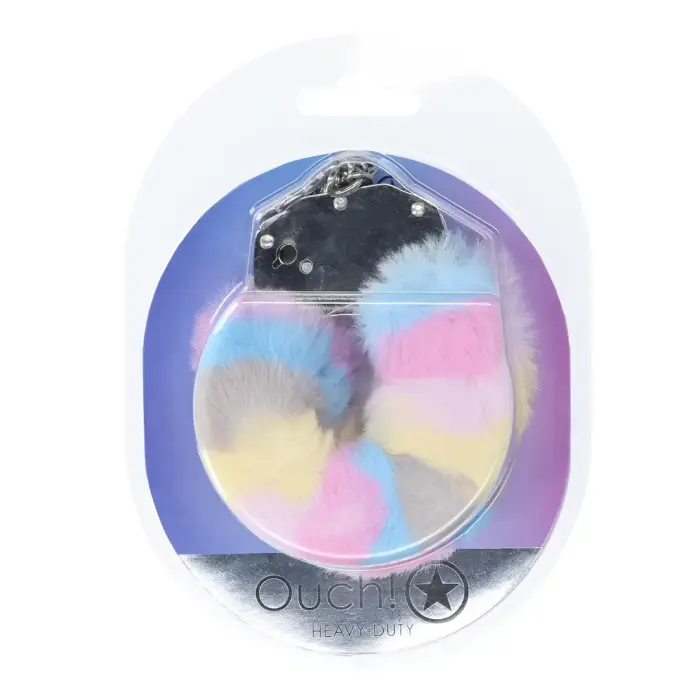 Heavy-duty Fluffy Handcuffs – Multicolor