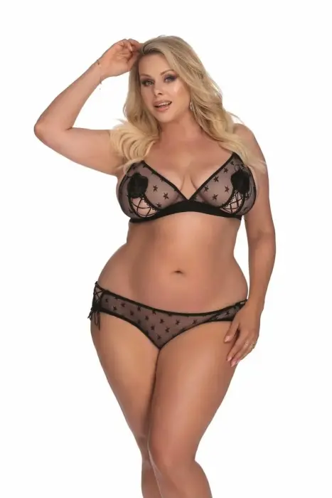 Комплект Izzy – чёрный – XL+ (XXL/XXXL)
