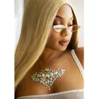 Leg Avenue Aura ķermeņa rotaslietu uzlīmes – caurspīdīgs – One size Foto 2