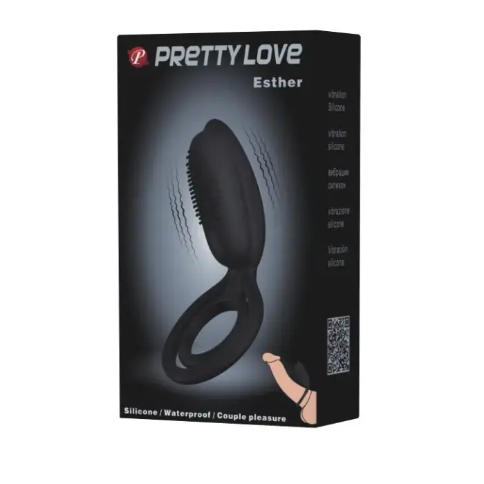 PRETTY LOVE - ESTHER Вибрирующее кольцо для члена
