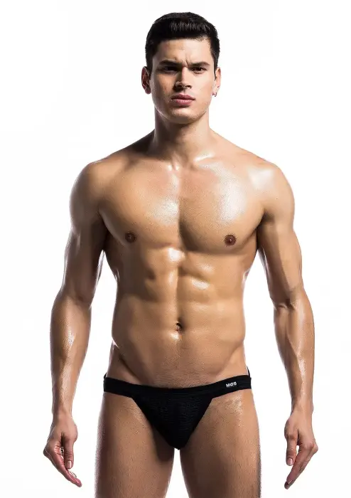 Fetish sporta apakšbikses – melnas – L