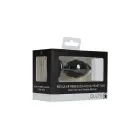 Rievots dimanta sirds anālais spraudnis – M – Melns Foto 1