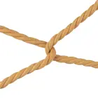 Rebellion Reign Natural Knot Bondage Rope – bondažo virvė – kanapės/poliesteris – ciberžolė – 10 m — Nuotrauka 8