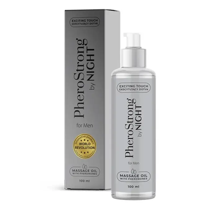 PheroStrong By Night Massage Oil for Men – 100 ml
