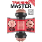 Training Master kahepoolne libisev masturbaator – suu ja tupp — Foto 4