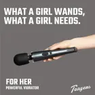 Melns Lightning Wand vibrators — Foto 13