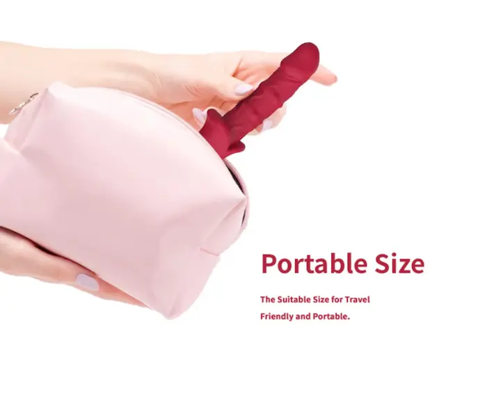 Dick Red 9 vibrācijas funkcija vibrators – 21.7 cm (8.5″) – sarkans Foto 10