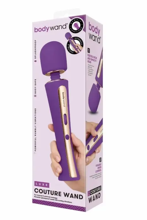 Bodywand Luxe Couture – массажёр-вибратор (wand) – фиолетовый – 28,2 см