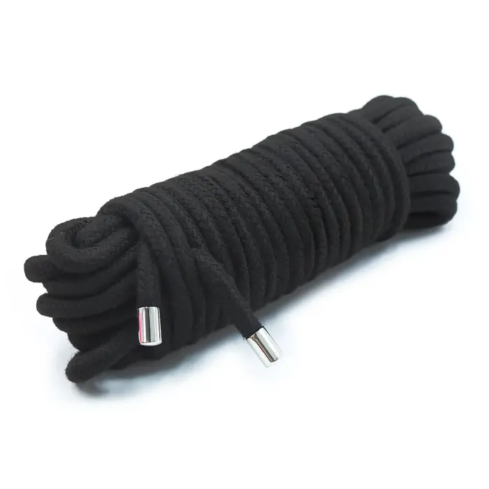 Deluxe BDSM Cotton Rope – Black – 20 m