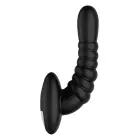 FORTO Ribbed Pro – вибрирующий анальный массажёр – чёрный – 10 режимов – водонепроницаемый – силикон + ABS — Фото 5