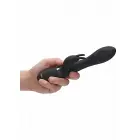 Mira pöörlev G-punkti jänese vibraator – 21.5 cm (8.5″) – must — Foto 11