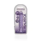 Taisns reālistisks dildo ar piesūcekni – 20 cm (7.9″) – Violets Foto 1