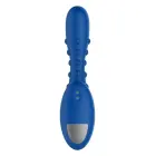 FORTO Studded Pro Vibrating Massager – anal plug – silicone – blue – 10 modes — Photo 4