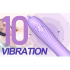 Sildošais G-punkta vibrators ar mēles stimulatoru – uzlādējams — Foto 9