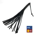 Red Leather Premium Leather Whip – taimparkimisega nahast mitmesabaline piits – must – 43 cm — Foto 1
