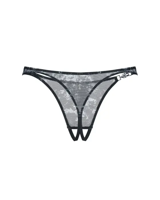 Corrosis Mesh Thong with Open Crotch – L/XL