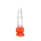 Kiotos Cox värviline dildo – 22.5 cm (9″) – läbipaistevpunane — Foto 5