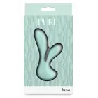 NS Novelties Pure Luna двухслойный силиконовый вибратор – бирюзовый – 10,6 см — Фото 4