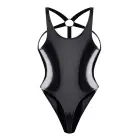 TDTanja001 Vinyl Bodysuit – Black – L — Photo 7