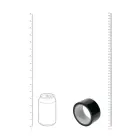 Ouch! PVC Adhesive-Free Bondage Tape 20m – Black — Photo 6