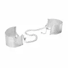 Bijoux Indiscrets DESIR METALLIQUE серебряные регулируемые наручники-цепочки — Фото 1