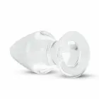 Glas Model No. 25 vidējs stikla anālais aksesuārs – 10 cm (4″) – Caurspīdīgs — Foto 2