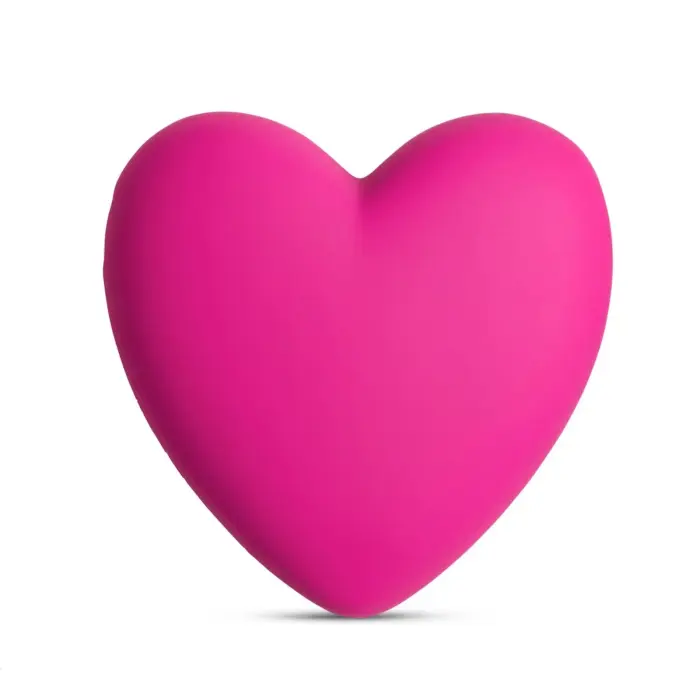 Je t'aime Pāru sirds vibrators – rozā