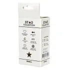 Star Collection серебряная металлическая анальная пробка S с нежно-розовым камнем – Розовая — Фото 2