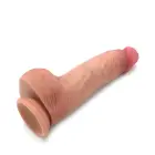 Kiotos COX reālistisks dzīslains dildo ar piesūcekni un strap-on saderību – 20 cm (8″) – miesas krāsa — Foto 8