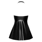 Noir Boudoir Stories eksklusiivne kleit halter-kaelusega – maonahkmuster/wet look – S — Foto 7