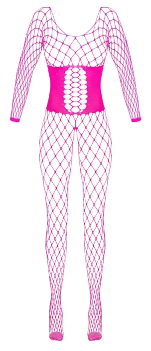 FANTASY by Cottelli Collection tīkliņa kaķenes kostīms – rozā – One Size Foto 6