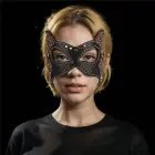 Rebellion Reign Cat Mask – маска кошки из ПУ с ушками и заклёпками – готика — Фото 7