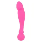INTENSE Rick dvipusis lankstus dildo – 18 cm (7″) – rožinis — Nuotrauka 5