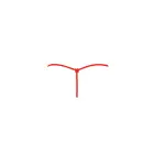 Сорочка и стринги Sydney – красная – XL+ Фото num