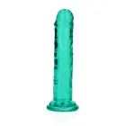 Taisns reālistisks dildo ar piesūcekni – 15.5 cm (6.1″) – Caurspīdīgs Foto 7