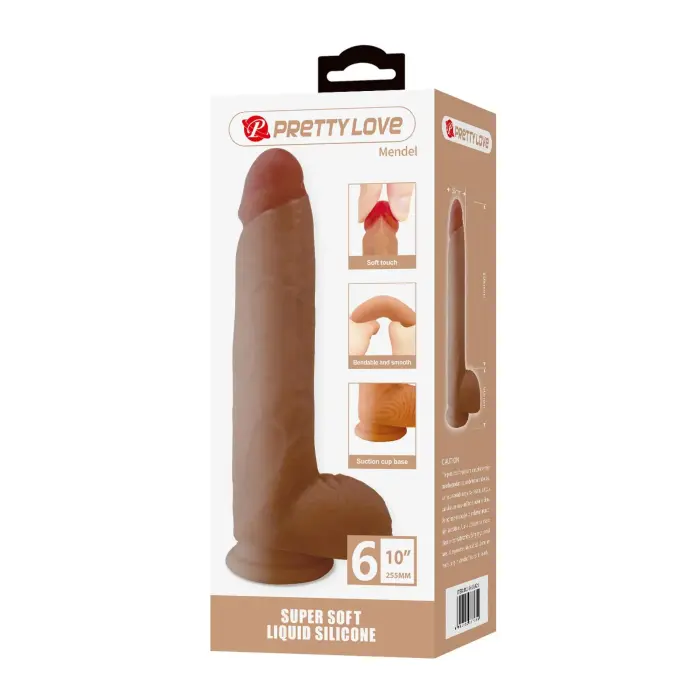 Pretty Love Mendel reālistisks dildo – 25.4 cm (10″)