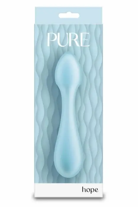 NS Novelties Pure Hope – двухслойный силиконовый вибратор – перезаряжаемый – 14,5 см