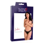 Indra crotchless beaded thong – Black – S/M — Photo 7