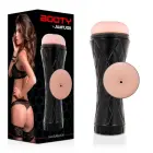 Jamyjob Booty Intimate Machine anatomiska tekstūras uzmava TPE – melna — Foto 1