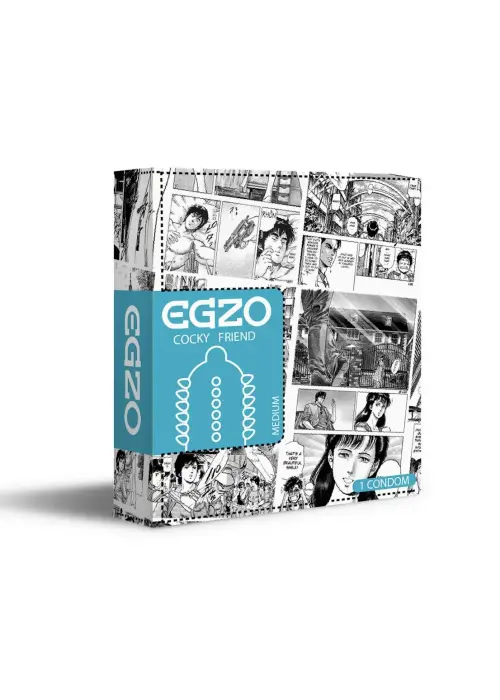 Egzo Tought Cat ребристые презервативы – 3 шт.