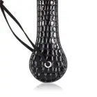 Pejcz-Paletta Crocodile Spank Paddle black Foto 3