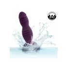 Deep Stud teksturēts vibrējošs anālais zondētājs – Violets — Foto 7