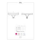 Bielizna-Shibu avatud jalgevahega stringid – mustad – L/XL — Foto 6