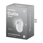 Satisfyer Cutie Ghost воздушно-импульсный стимулятор – белый — Фото 1