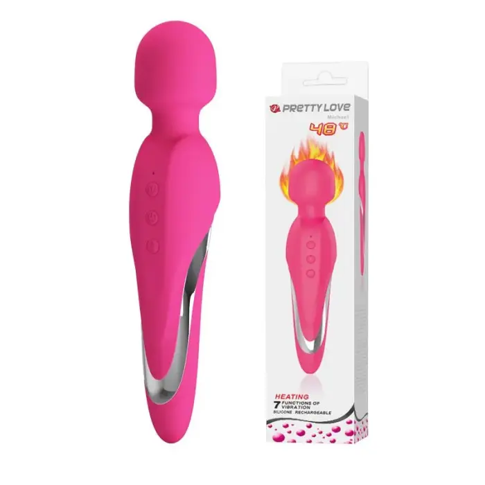 PRETTY LOVE Michael USB вибратор – 18 cm (7″) – черный
